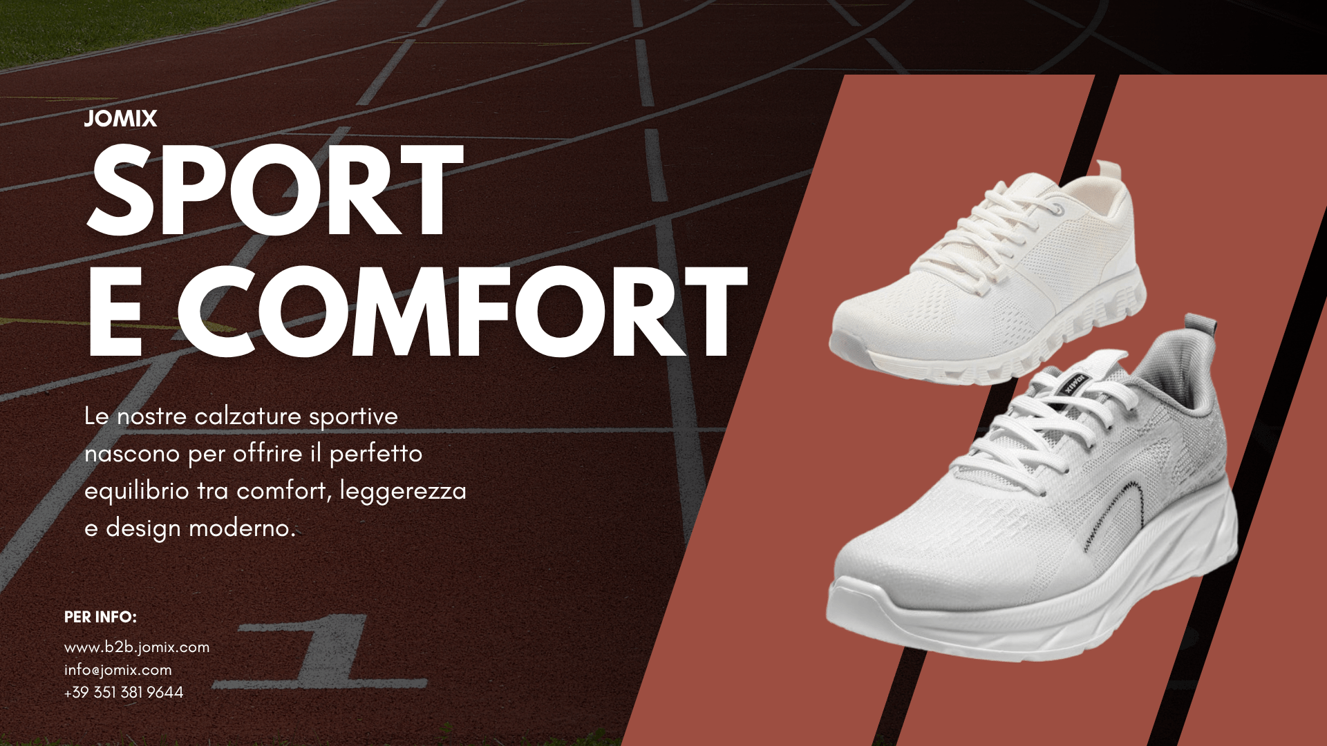 Le nostre calzature sportive: comfort, stile e prestazioni per ogni passo - Jomix Shoes B2B