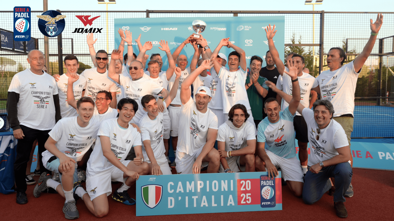 🏆 SS Lazio Padel Campione d’Italia: Jomix Shoes celebra un trionfo storico! 🏆 - Jomix Shoes B2B
