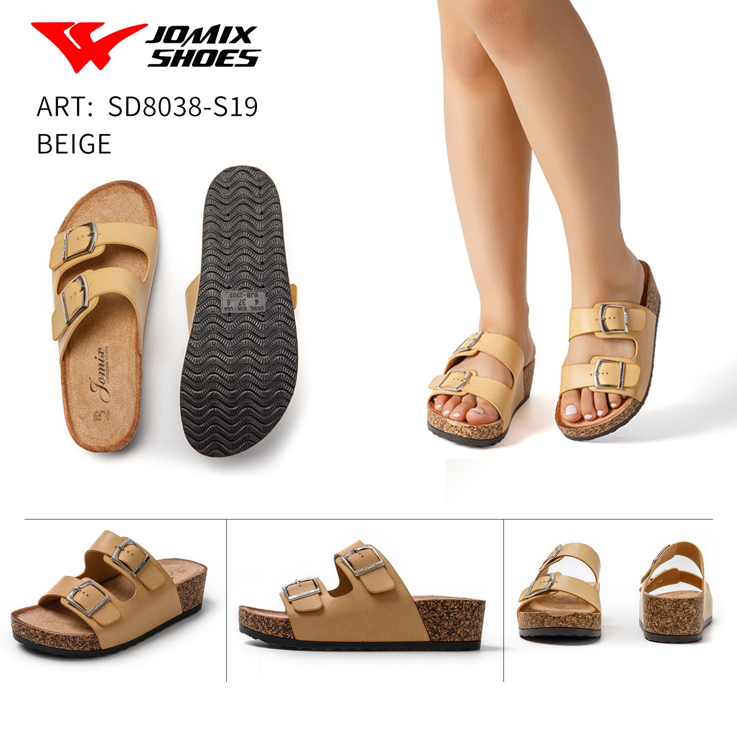 Sandali da donna Jomix Shoes Sd8038 - S19 - Fornitura all'ingrosso di Sandali Donna da Jomix Shoes B2B