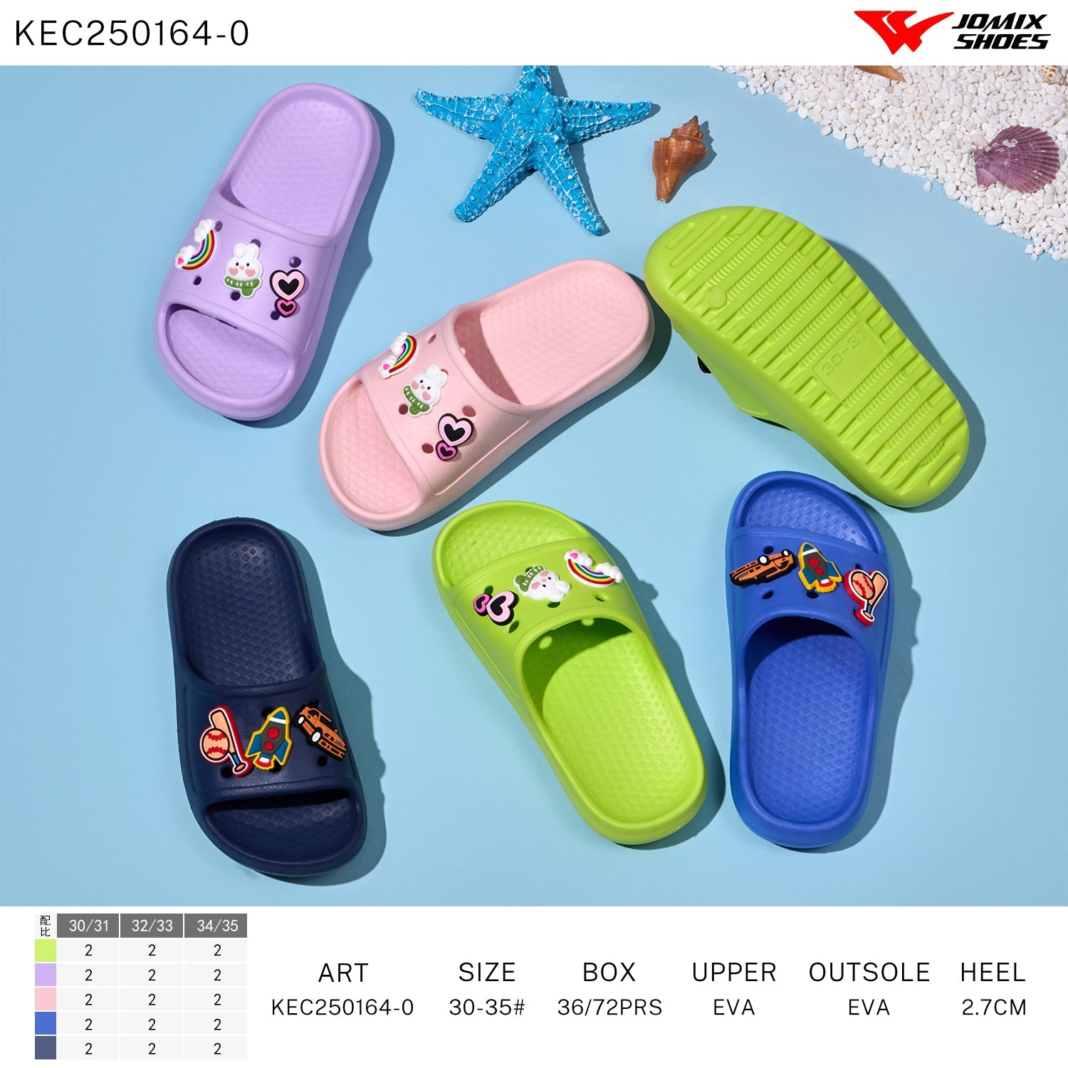 Ciabatte Bambini Kec250164 - 0 - Fornitura all'ingrosso di Ciabatte Bambini da Jomix Shoes B2B