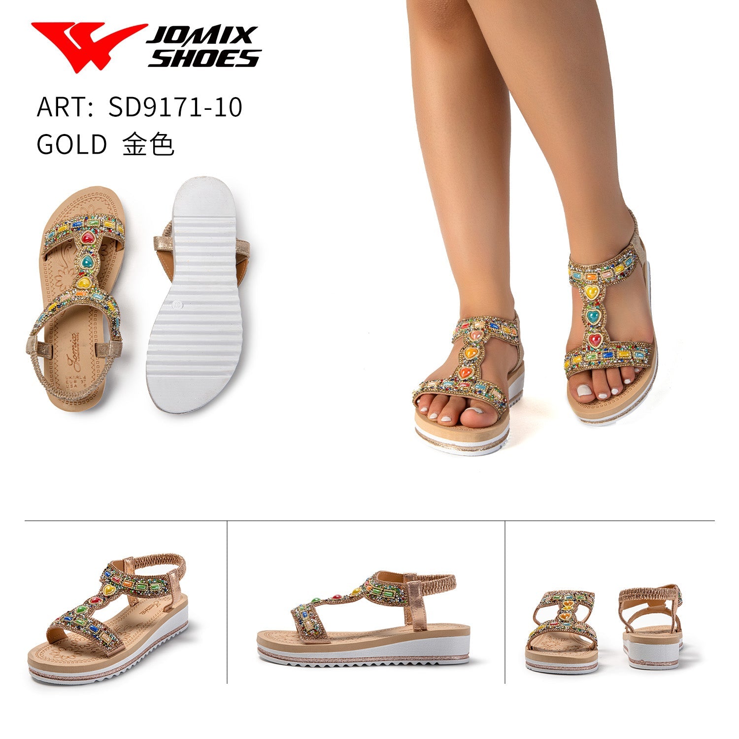 Ciabatte Da Donna Sd9171 - 10 - Fornitura all'ingrosso di Ciabatte Donna da Jomix Shoes B2B