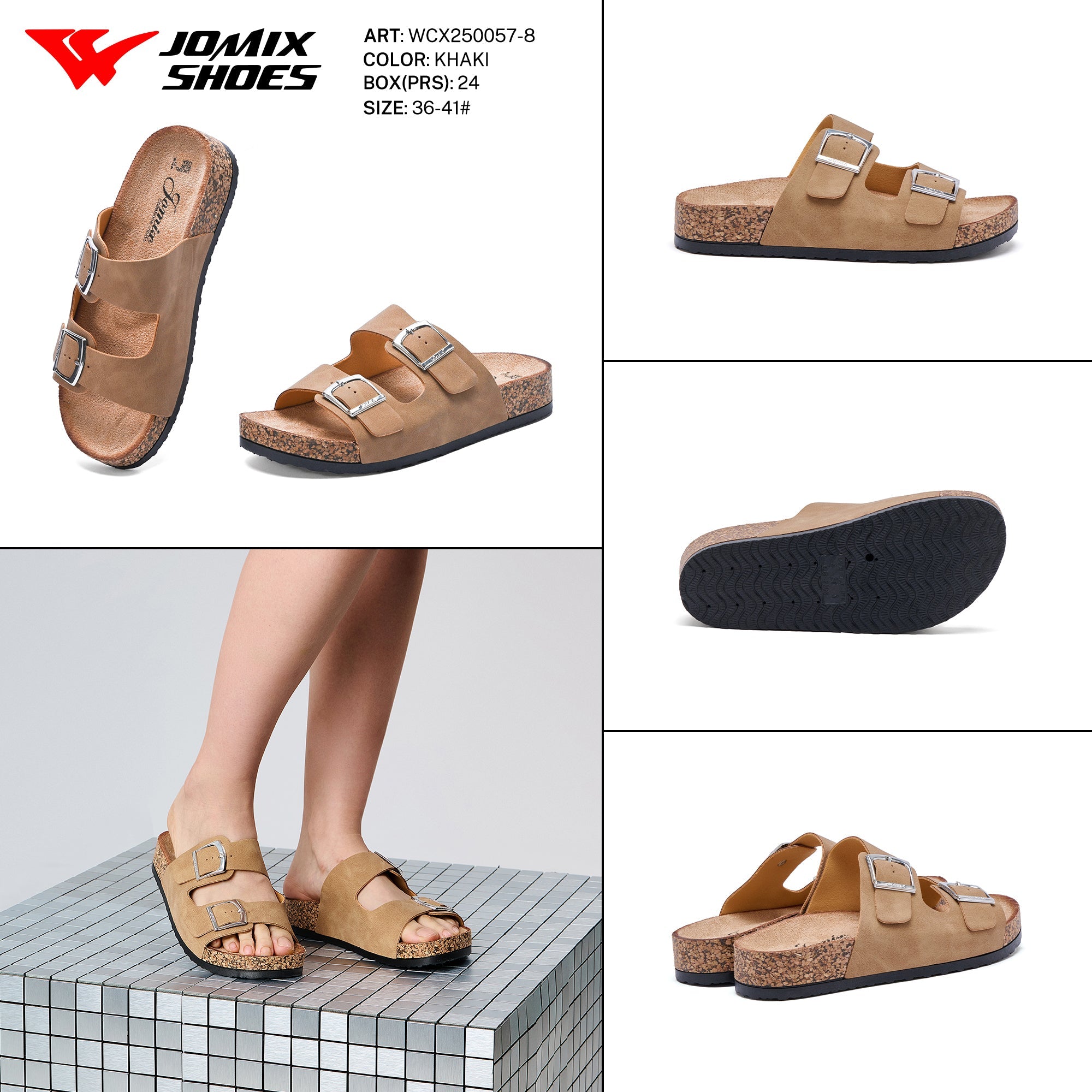 Ciabatte Donna Aperte Wcx250057 - 8 - Fornitura all'ingrosso di Sandali Donna da Jomix Shoes B2B