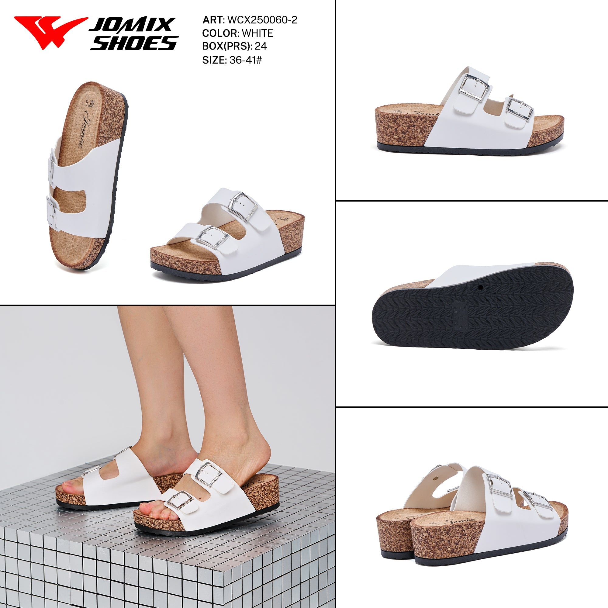 Ciabatte Donna Aperte Wcx250060 - 2 - Fornitura all'ingrosso di Sandali Donna da Jomix Shoes B2B