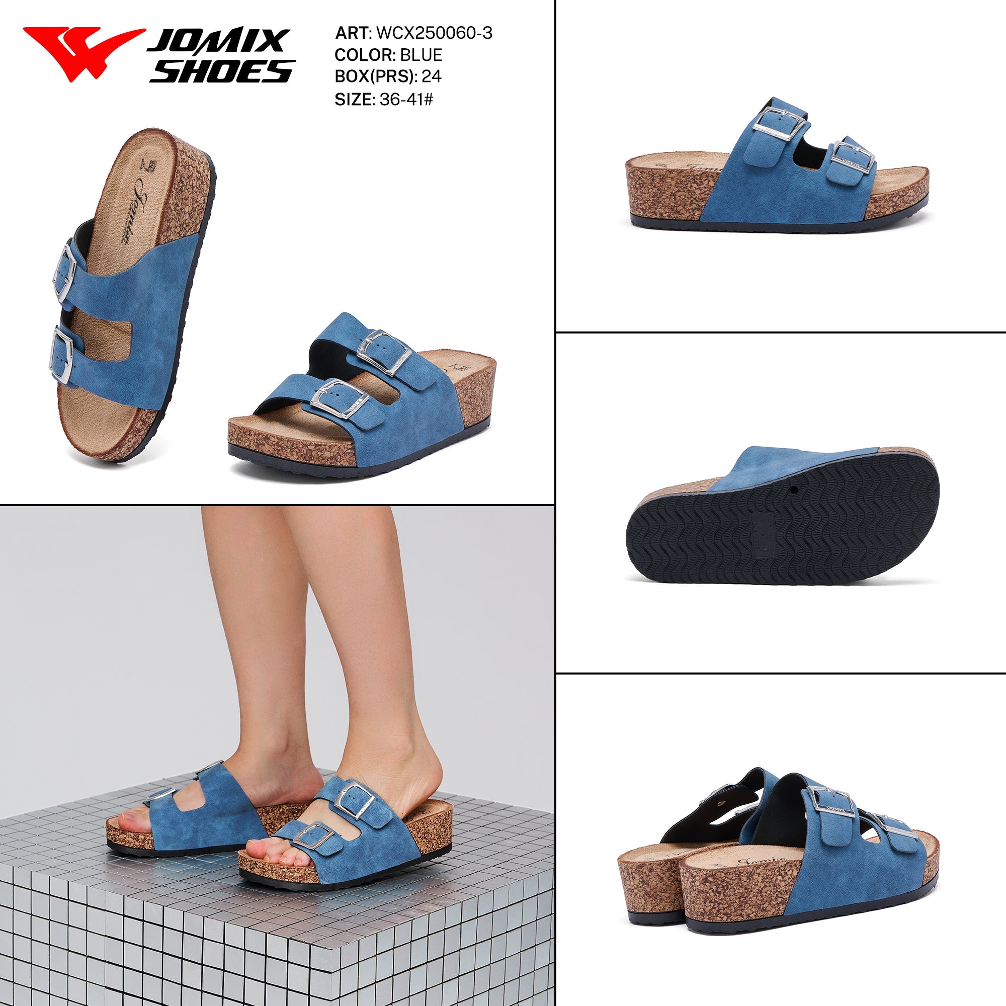 Ciabatte Donna Aperte Wcx250060 - 3 - Fornitura all'ingrosso di Sandali Donna da Jomix Shoes B2B