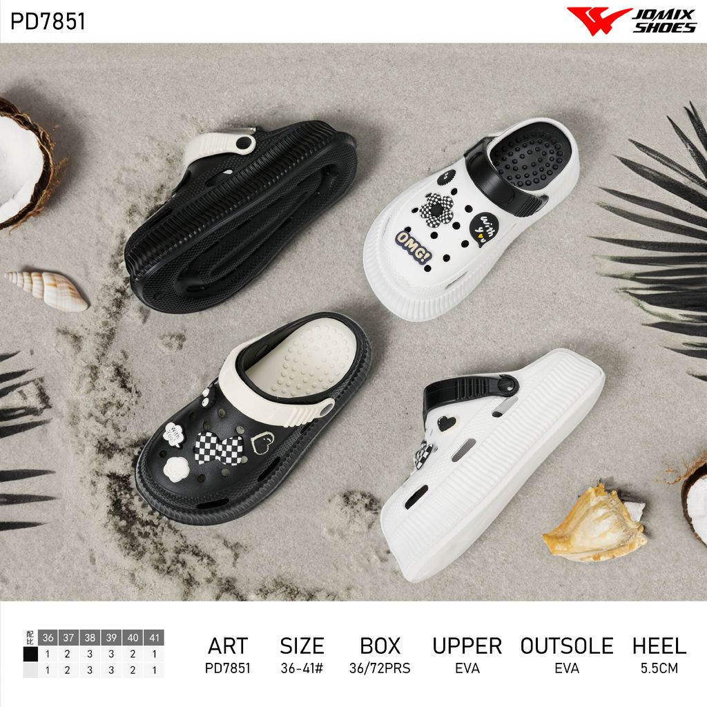 Ciabatte Donna Chiusa PD7851 - Fornitura all'ingrosso di Ciabatte Donna da Jomix Shoes B2B