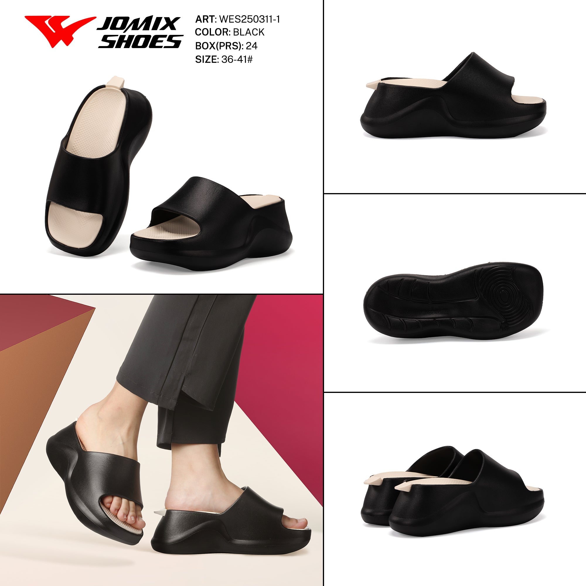 Ciabatte Eva Scatola Wes250311 - 1 - Fornitura all'ingrosso di Sandali Donna da Jomix Shoes B2B