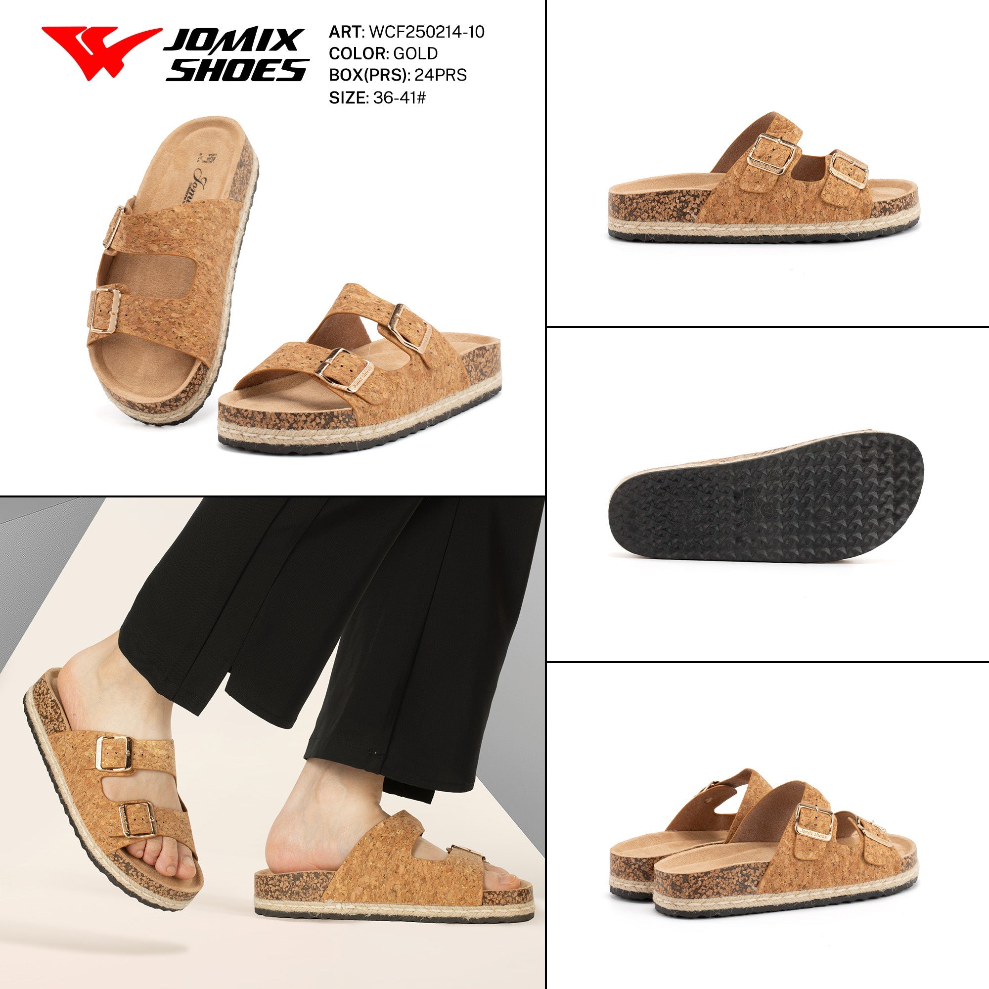Ciabatte Tacco Alto Wcf250214 - 10 - Fornitura all'ingrosso di Sandali Donna da Jomix Shoes B2B