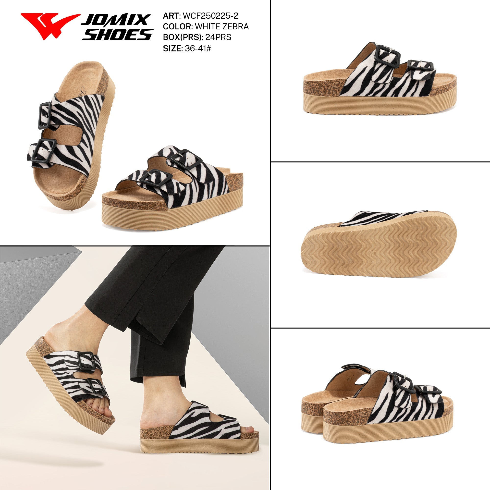 Ciabatte Tacco Alto Wcf250225 - 2 - Fornitura all'ingrosso di Sandali Donna da Jomix Shoes B2B