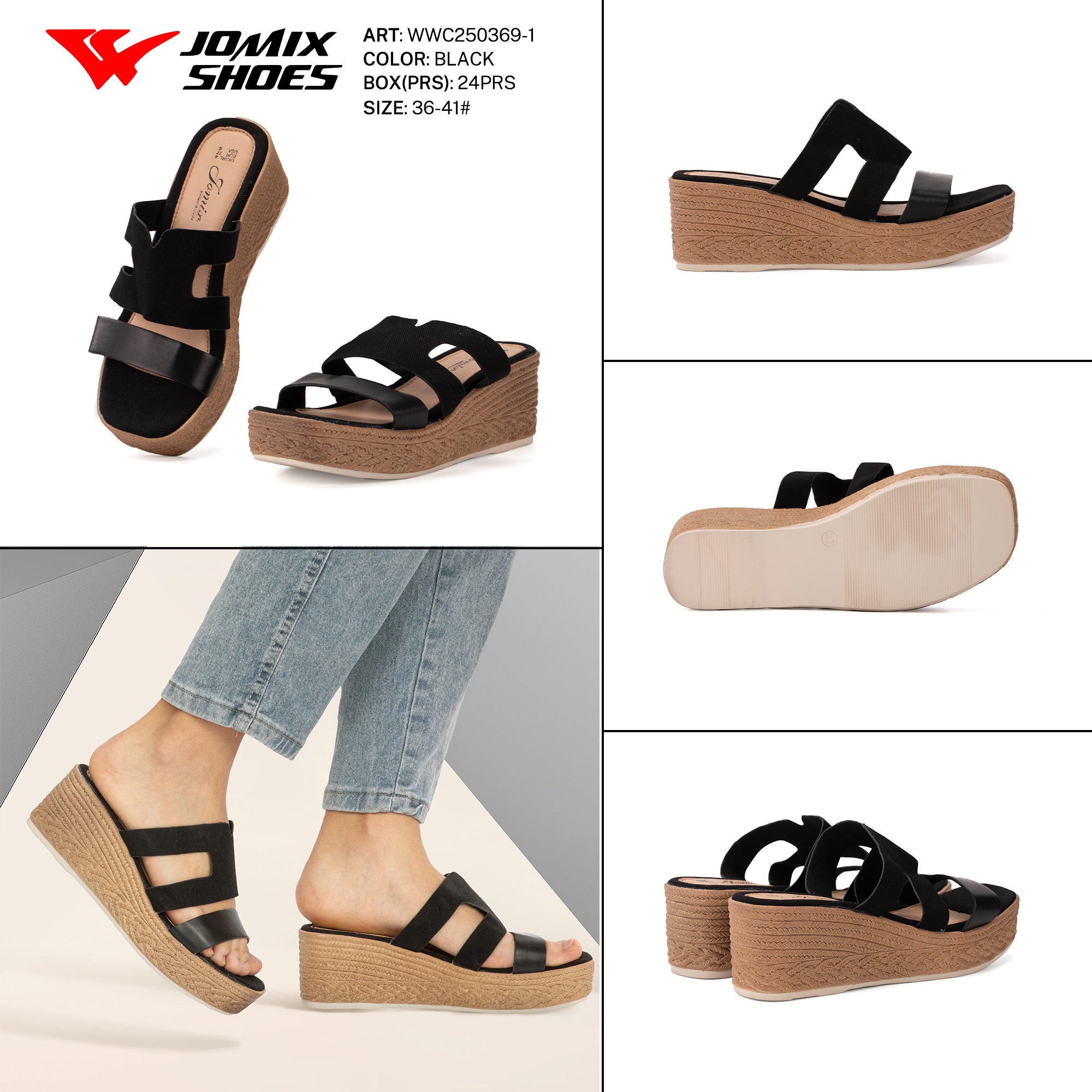 Ciabatte Tacco Alto Wwc250369 - 1 - Fornitura all'ingrosso di Sandali Donna da Jomix Shoes B2B