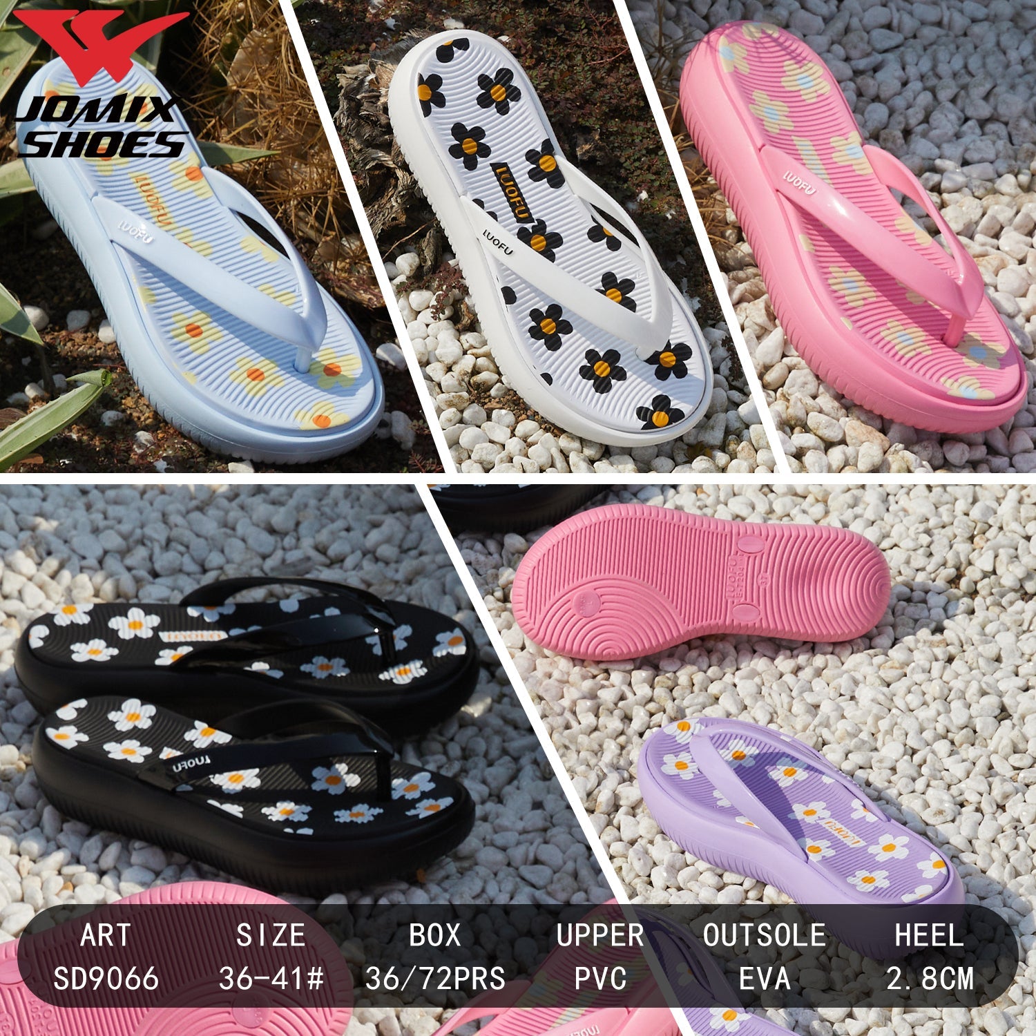 Infradito Da Donna LuoFu SD9066 - Fornitura all'ingrosso di Infradito Donna da Jomix Shoes B2B