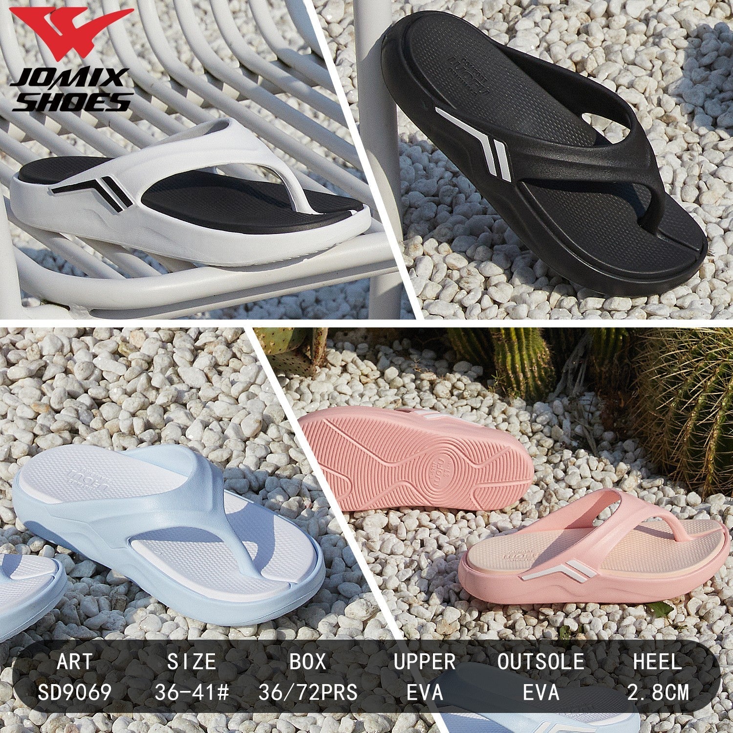 Infradito Da Donna LuoFu SD9069 - Fornitura all'ingrosso di Infradito Donna da Jomix Shoes B2B