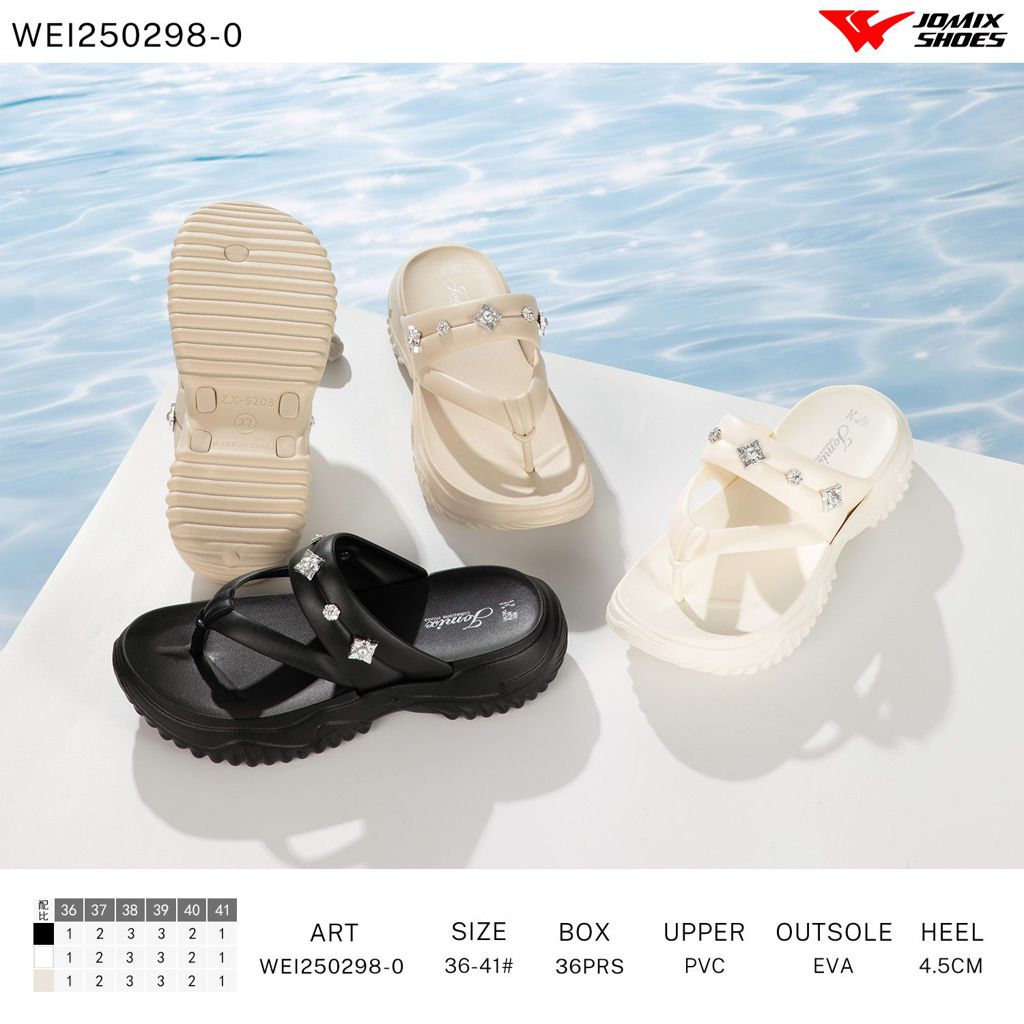 Infradito Donna Mix Colore WEI250298 - 0 - Fornitura all'ingrosso di Infradito Donna da Jomix Shoes B2B