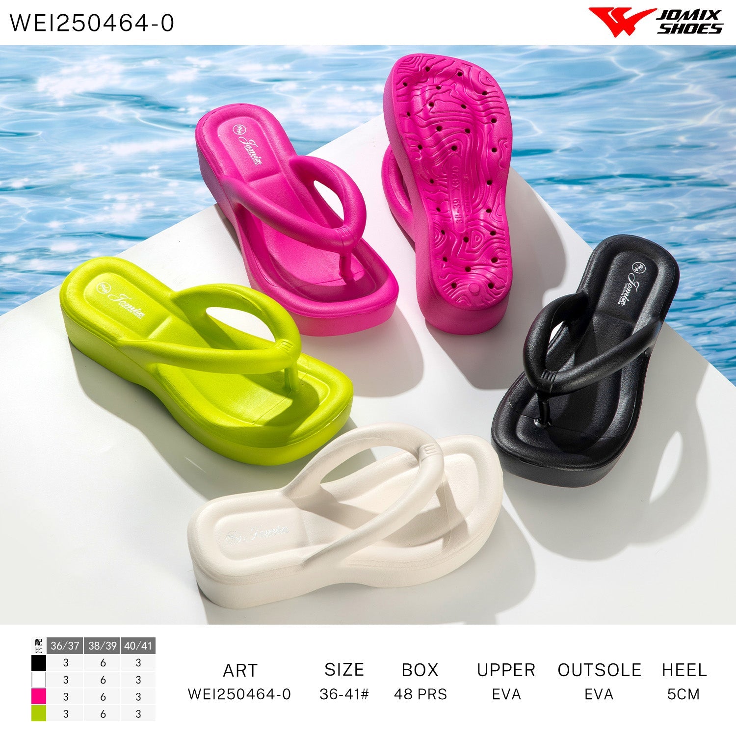 Infradito Donna Mix Colore Wei250464 - 0 - Fornitura all'ingrosso di Infradito Donna da Jomix Shoes B2B