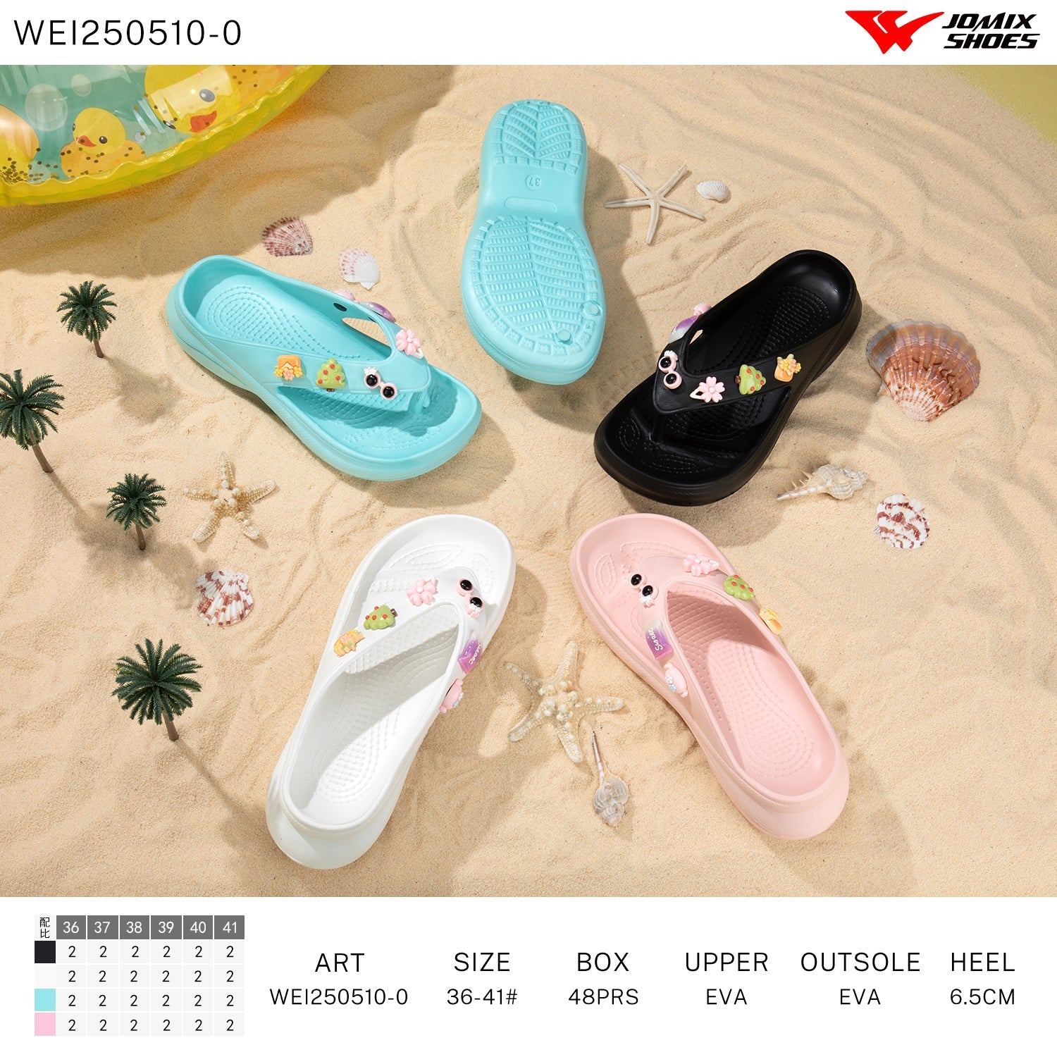 Infradito Donna Mix Colore Wei250510 - 0 - Fornitura all'ingrosso di Infradito Donna da Jomix Shoes B2B