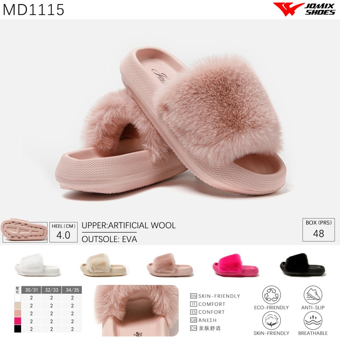 Pantofole da donna invernali Jomix Shoes MD1115 - Fornitura all'ingrosso di Scarpe Donna da Jomix Shoes B2B