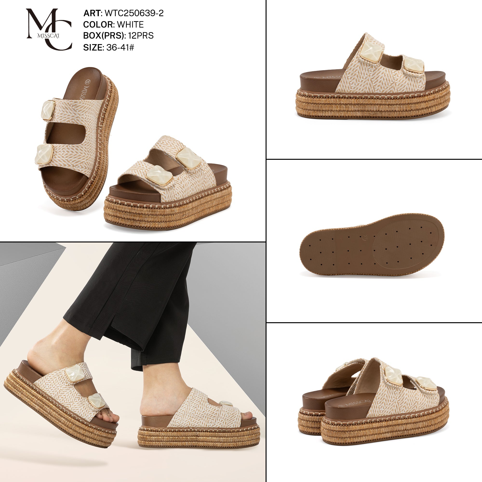 Miss Cai Sandali Donna Aperti Wtc250639 - 2 - Fornitura all'ingrosso di Sandali Donna da Jomix Shoes B2B