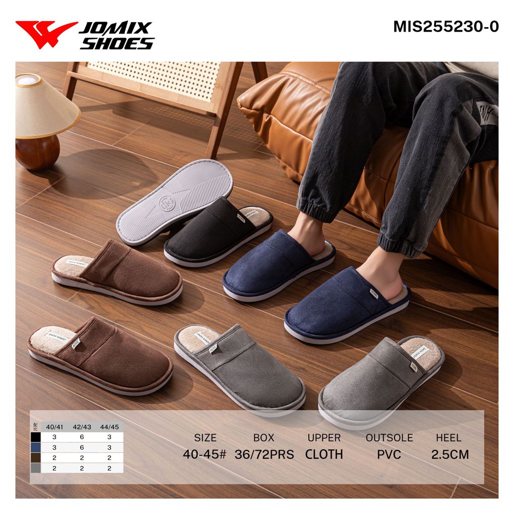 Panotofole da Uomo MIS255230 - 0 - Fornitura all'ingrosso di Pantofole Uomo da Jomix Shoes B2B