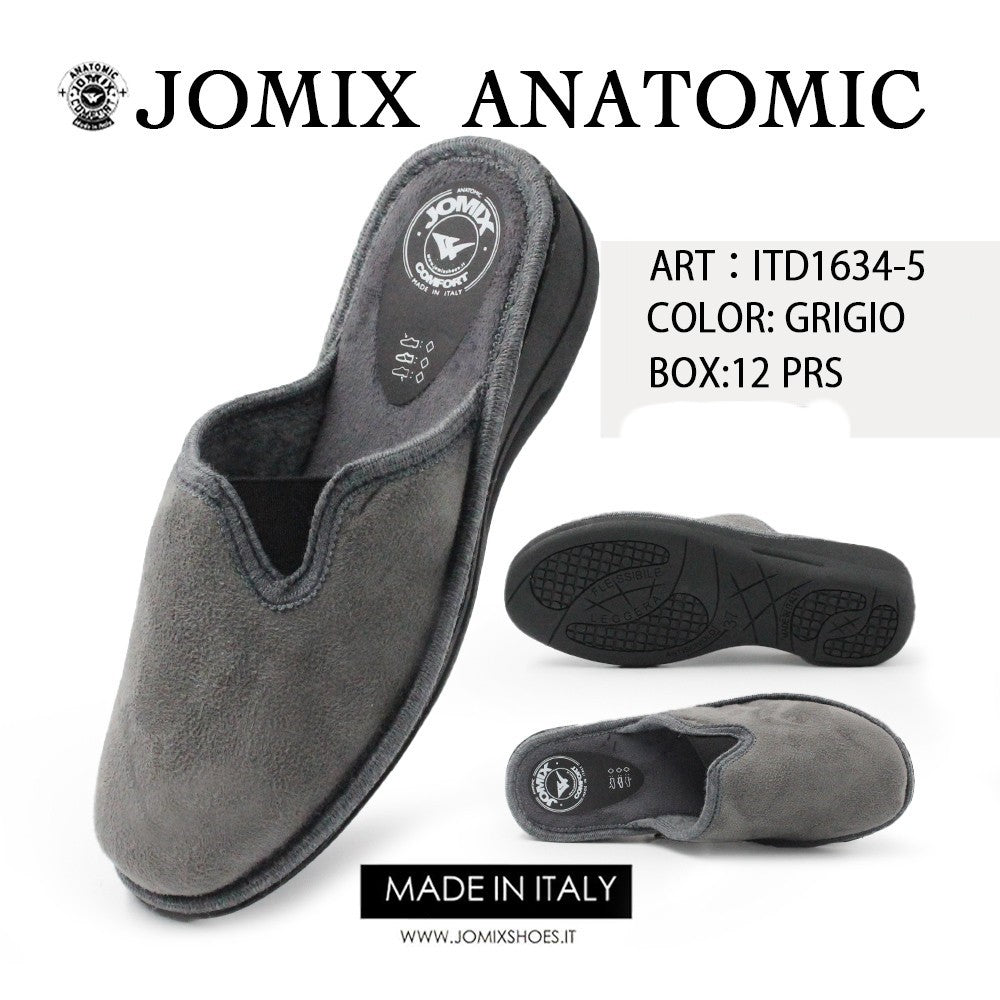 Pantofole anatomiche da donna invernali Jomix Shoes 33 GRIGIO - ITD1634 - 5 - Fornitura all'ingrosso di Pantofole Donna da Jomix Shoes B2B