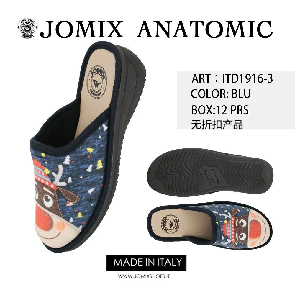 Pantofole anatomiche da donna invernali Jomix Shoes ITD1916 - 3 - Fornitura all'ingrosso di Pantofole Donna da Jomix Shoes B2B