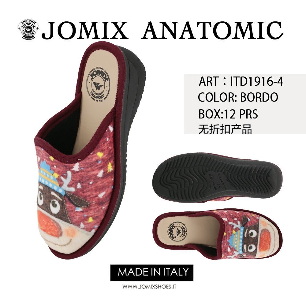 Pantofole anatomiche da donna invernali Jomix Shoes ITD1916 - 4 - Fornitura all'ingrosso di Pantofole Donna da Jomix Shoes B2B