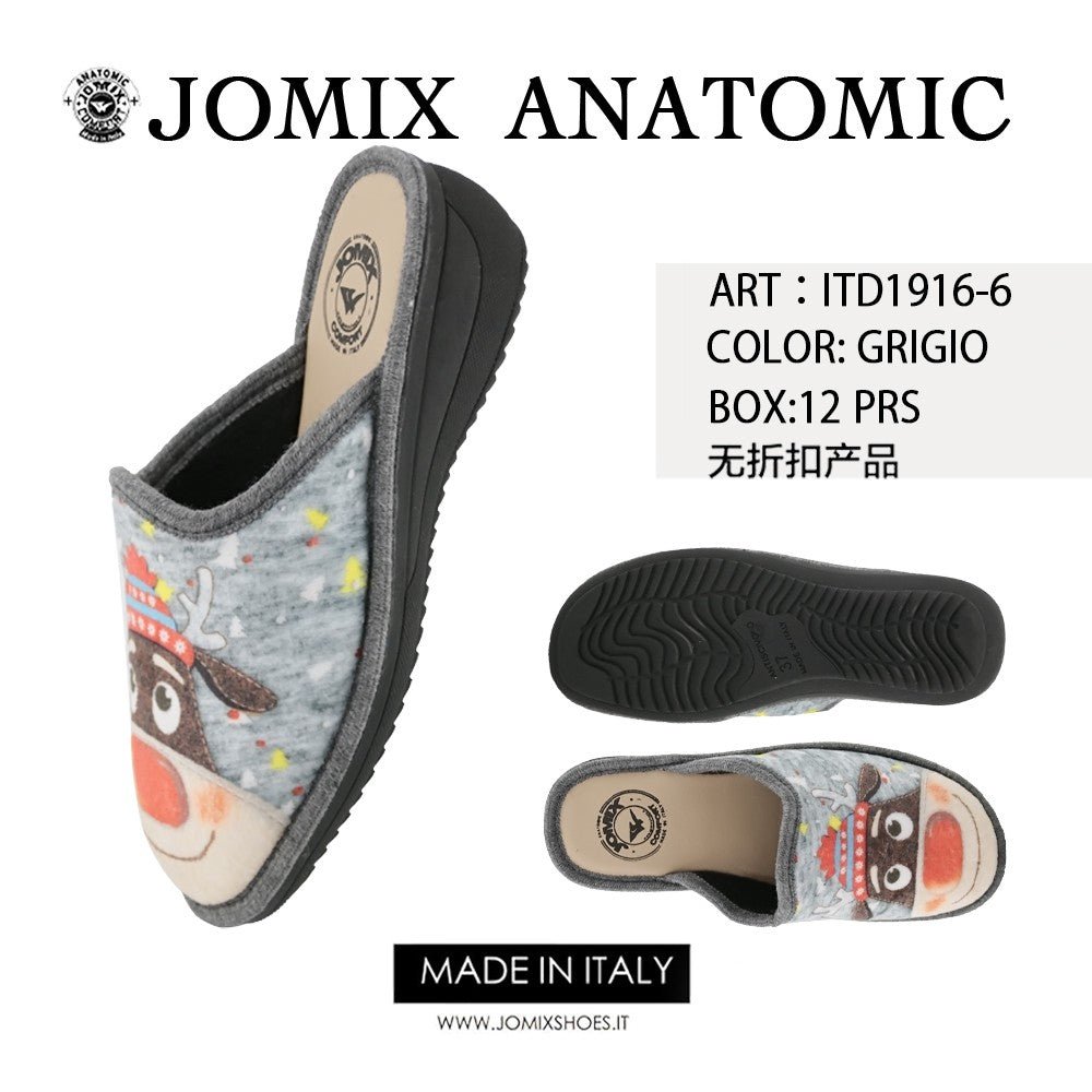 Pantofole anatomiche da donna invernali Jomix Shoes ITD1916 - 6 - Fornitura all'ingrosso di Pantofole Donna da Jomix Shoes B2B