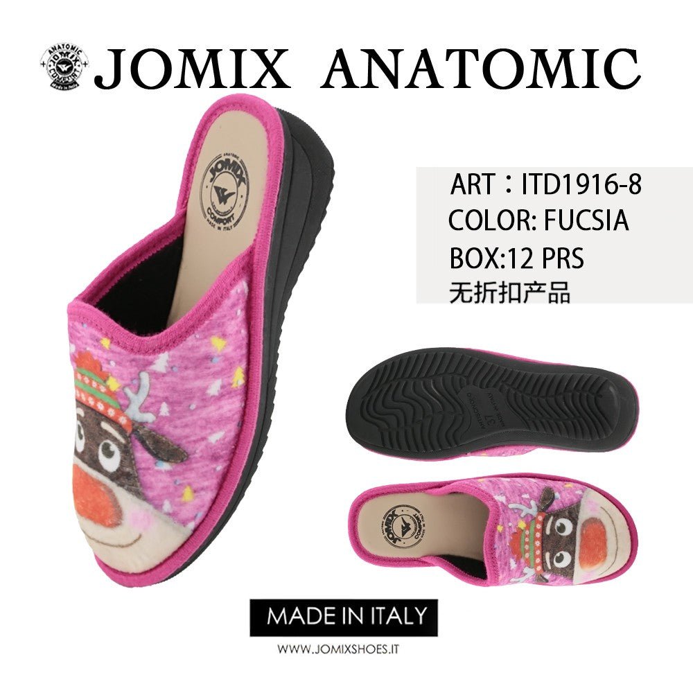 Pantofole anatomiche da donna invernali Jomix Shoes ITD1916 - 8 - Fornitura all'ingrosso di Pantofole Donna da Jomix Shoes B2B