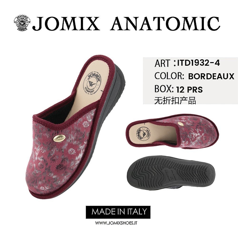 Pantofole anatomiche da donna invernali Jomix Shoes ITD1932 - 4 - Fornitura all'ingrosso di Pantofole Donna da Jomix Shoes B2B