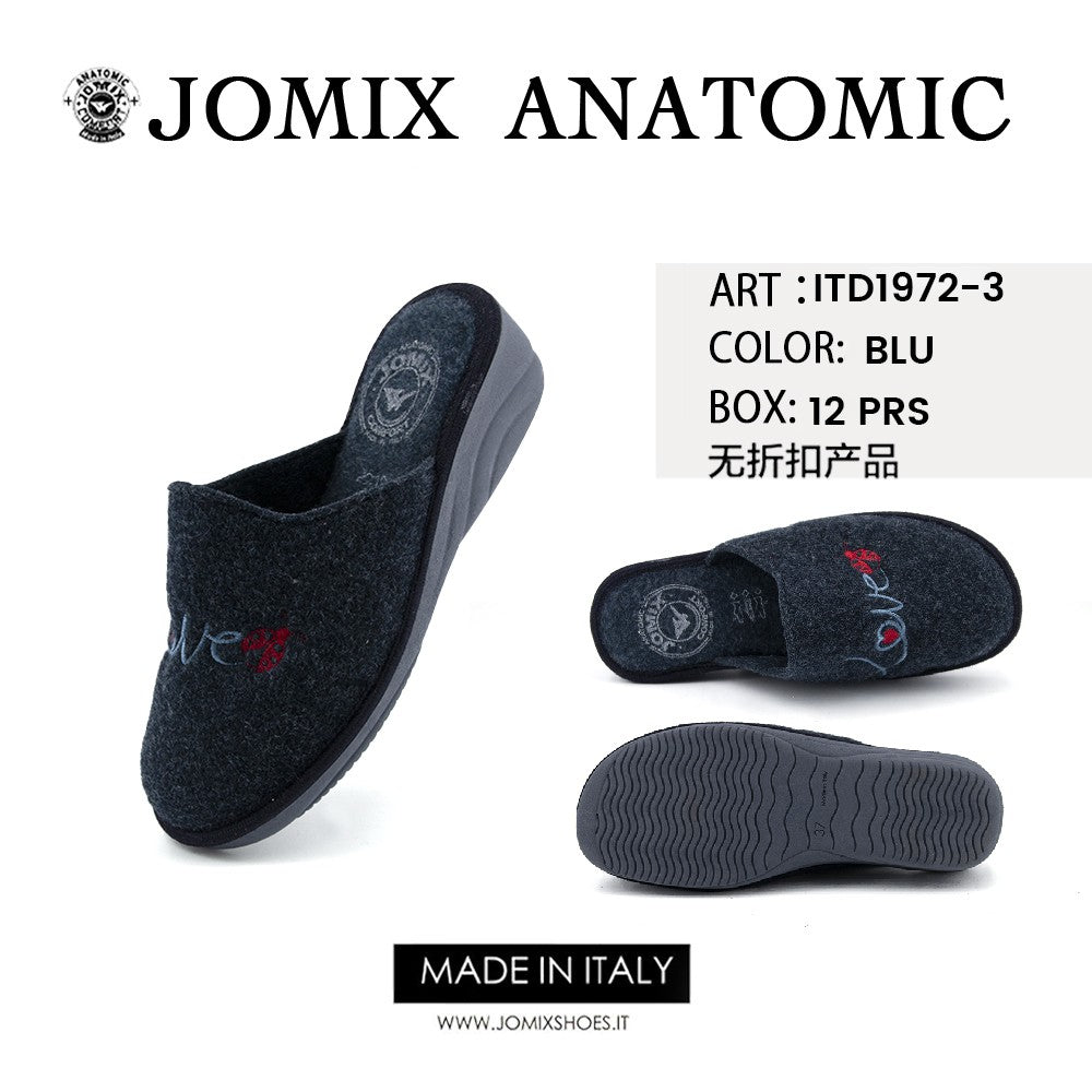 Pantofole anatomiche da donna invernali Jomix Shoes ITD1972 - 3 - Fornitura all'ingrosso di Pantofole Donna da Jomix Shoes B2B
