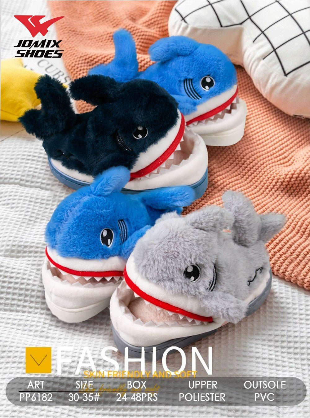 Pantofole da bambini invernali Jomix Shoes PB6182 - Fornitura all'ingrosso di Pantofole Bambini da Jomix Shoes B2B