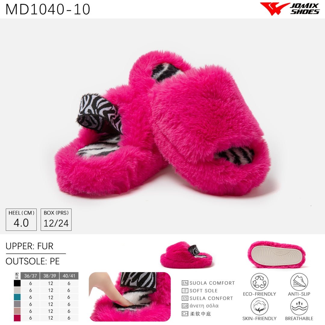 Pantofole da donna invernali Jomix Shoes MD1040 - 10 - Fornitura all'ingrosso di Pantofole Donna da Jomix Shoes B2B