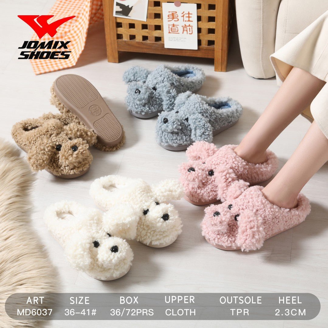 Pantofole da donna invernali Jomix Shoes MD6037 - Fornitura all'ingrosso di Pantofole Peluche Donna da Jomix Shoes B2B