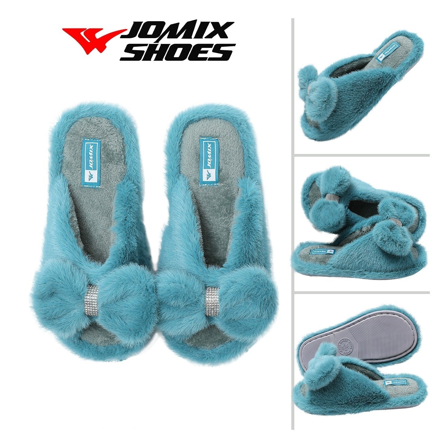 Pantofole da donna invernali Jomix Shoes MD7352 - 9 - Fornitura all'ingrosso di Pantofole Donna da Jomix Shoes B2B