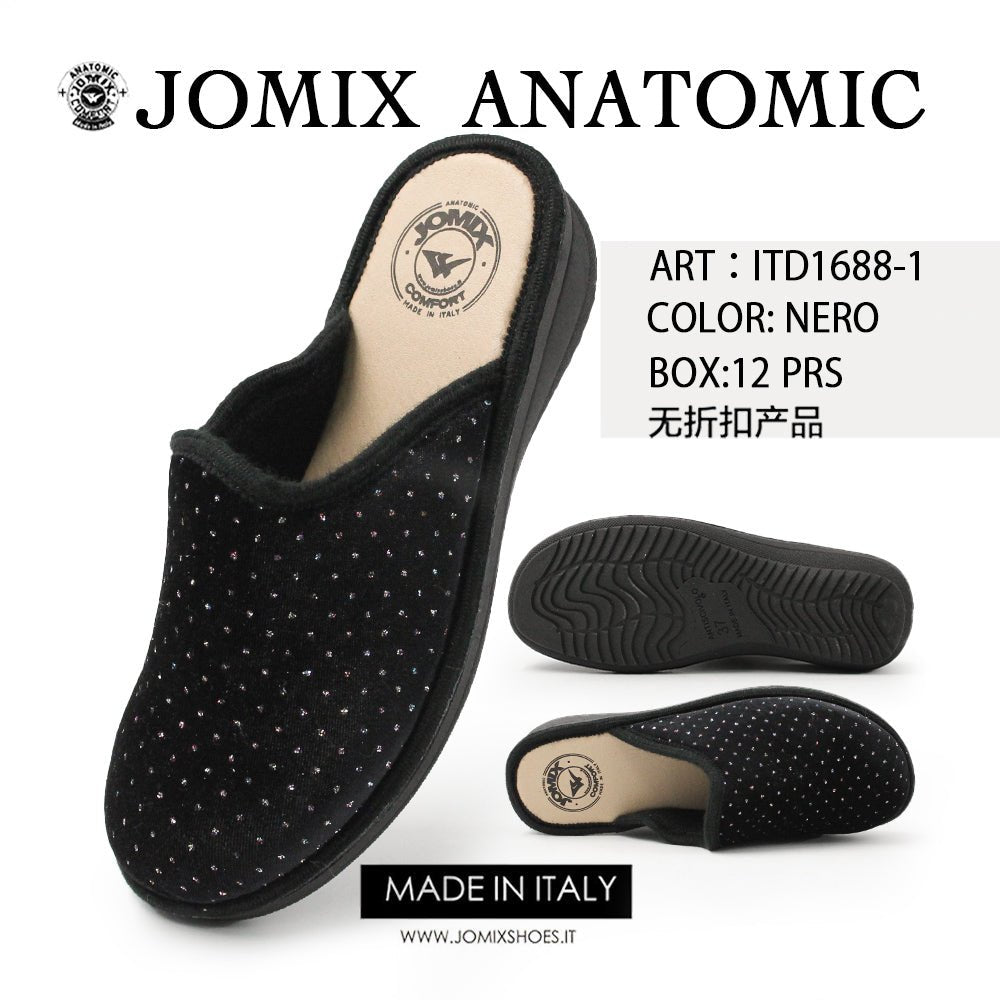 Pantofole Da Donna Made In Italy Itd1688 - 1 - Fornitura all'ingrosso di Pantofole Donna da Jomix Shoes B2B