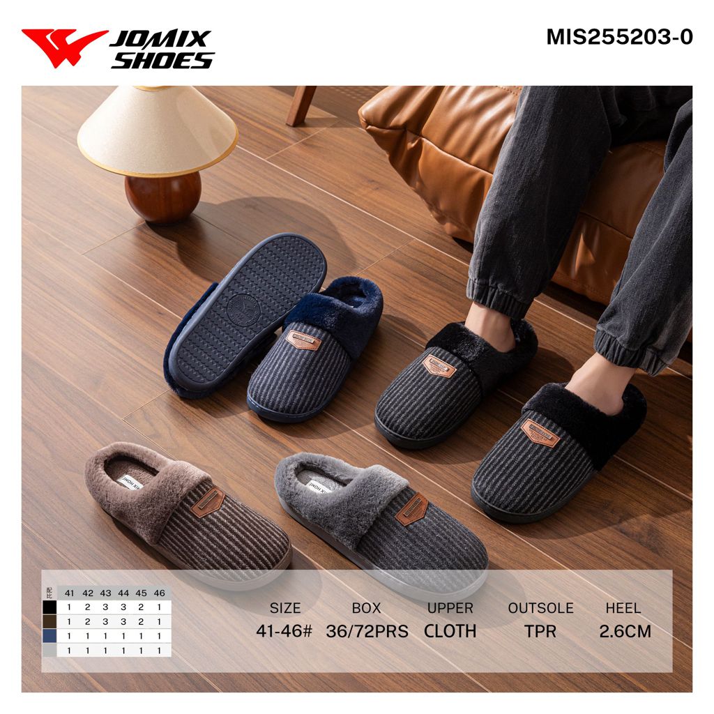 Pantofole da Uomo MIS255203 - 0 - Fornitura all'ingrosso di Pantofole Uomo da Jomix Shoes B2B