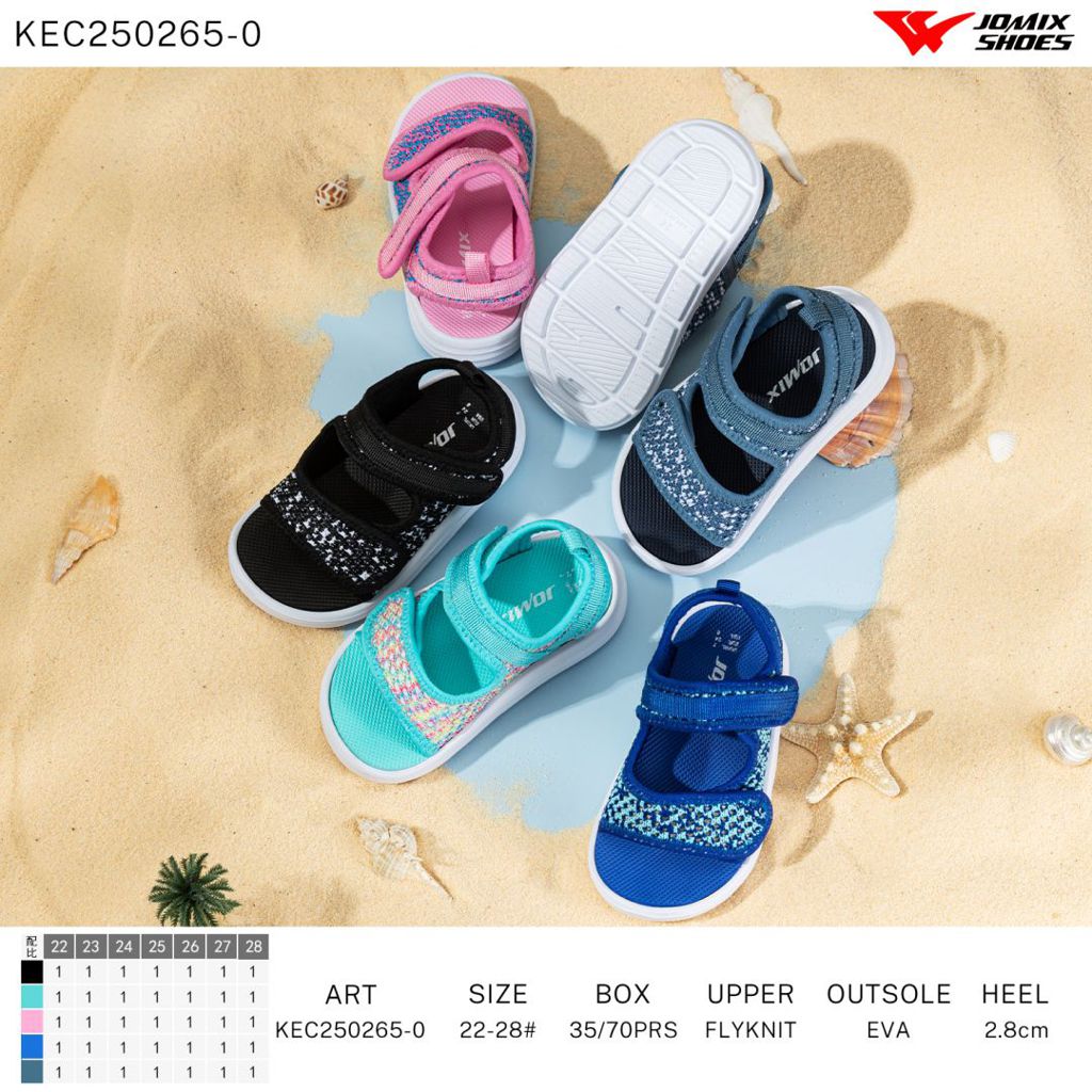 Sandali Bambini KEC250265 - 22 - 28 - Fornitura all'ingrosso di Sandali Bambini da Jomix Shoes B2B