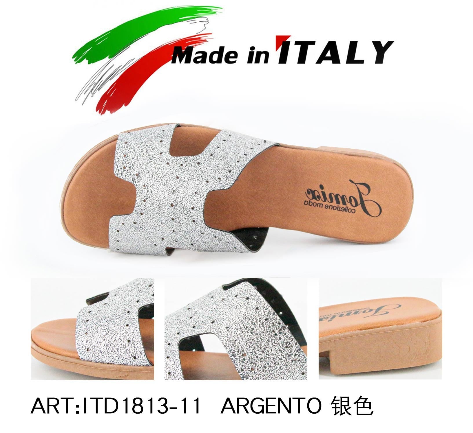 Sandali Da Donna Made In Italy ITD1813 - 11 - Fornitura all'ingrosso di Sandali Donna da Jomix Shoes B2B