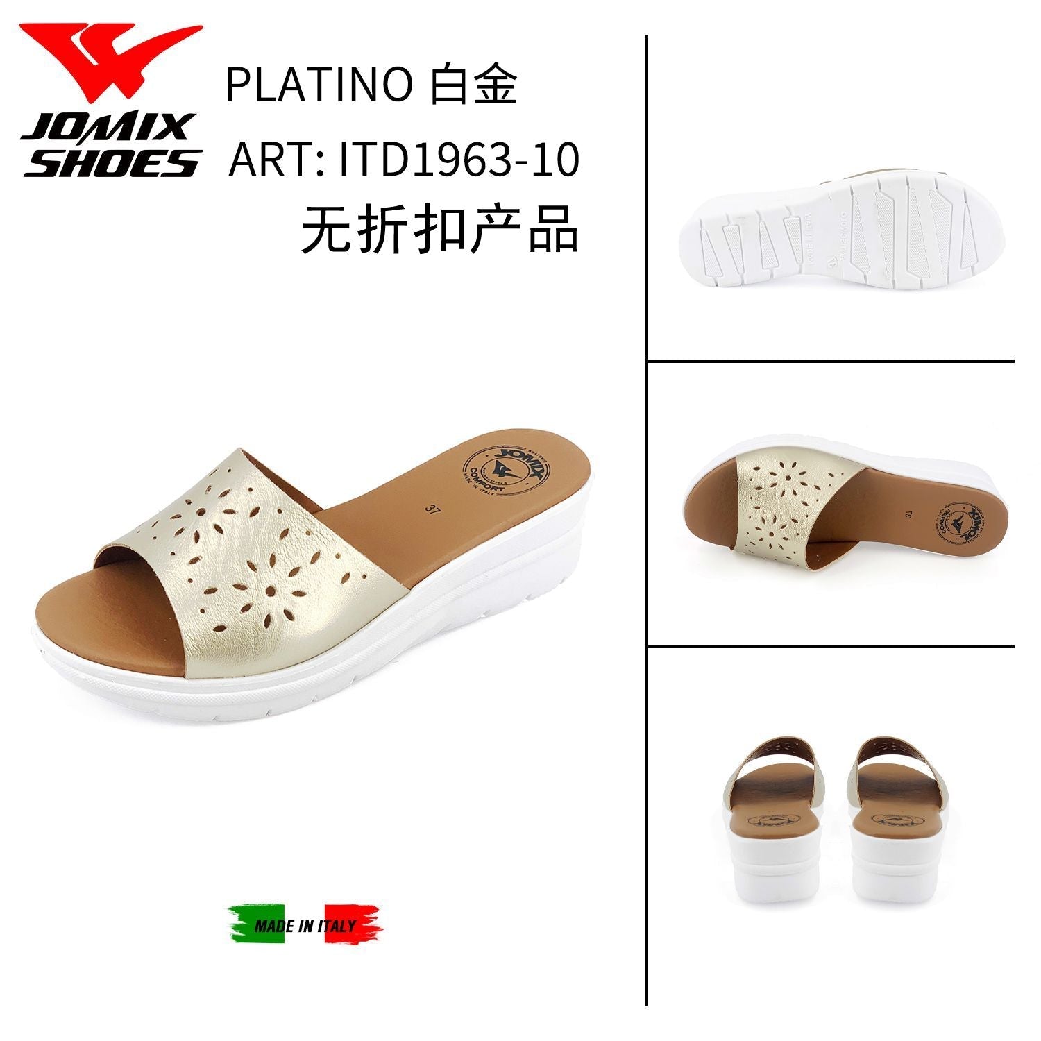 Sandali Da Donna Made In Italy ITD1963 - 10 - Fornitura all'ingrosso di Sandali Donna da Jomix Shoes B2B