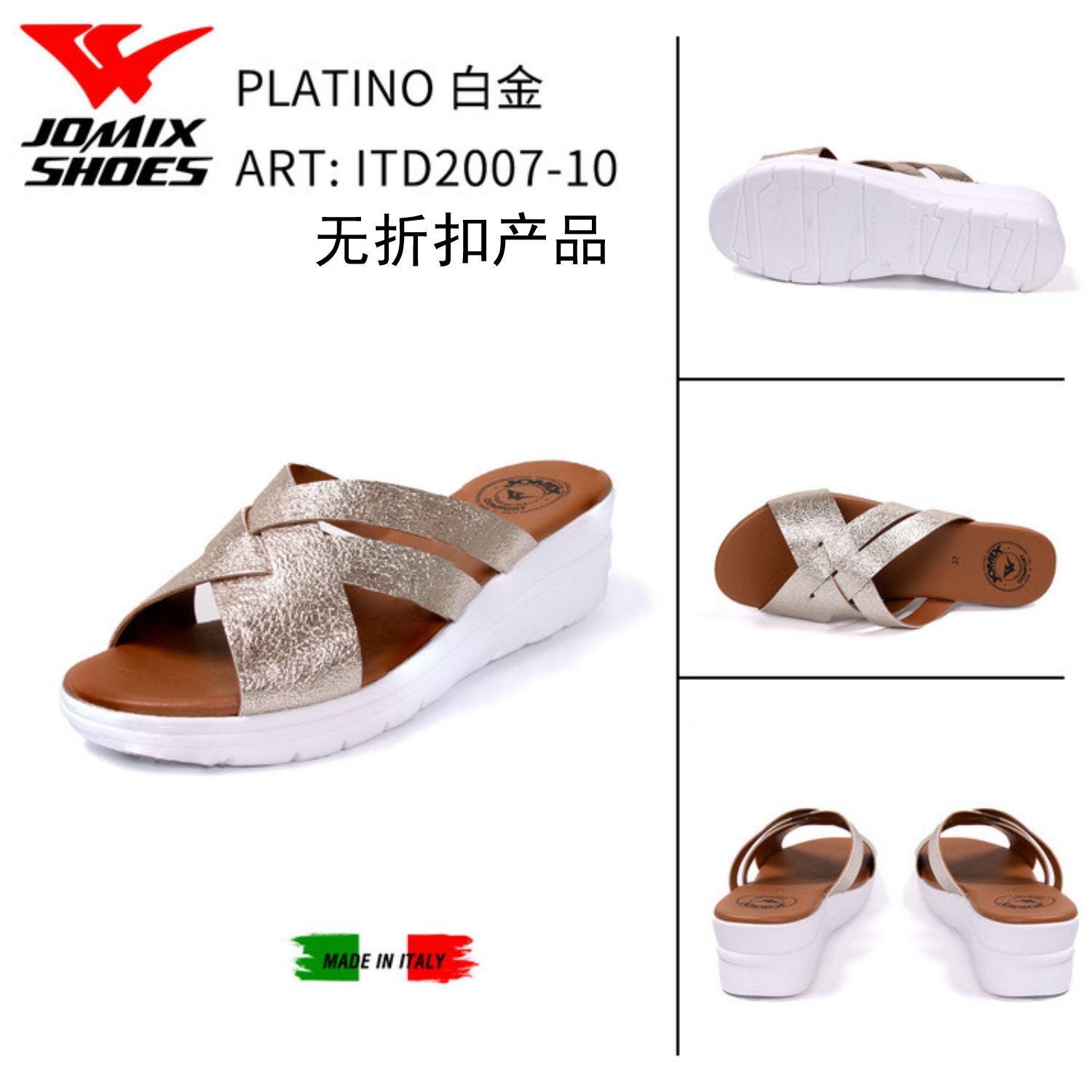 Sandali Da Donna Made In Italy ITD2007 - 10 - Fornitura all'ingrosso di Sandali Donna da Jomix Shoes B2B