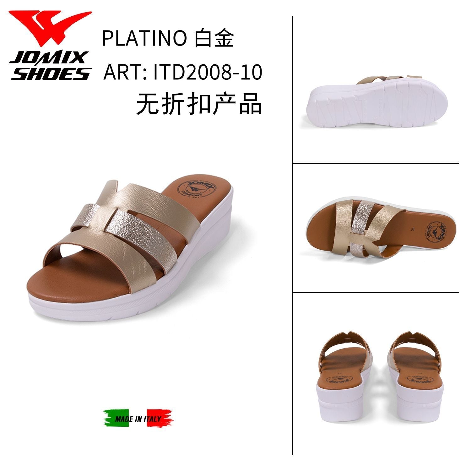 Sandali Da Donna Made In Italy ITD2008 - 10 - Fornitura all'ingrosso di Sandali Donna da Jomix Shoes B2B