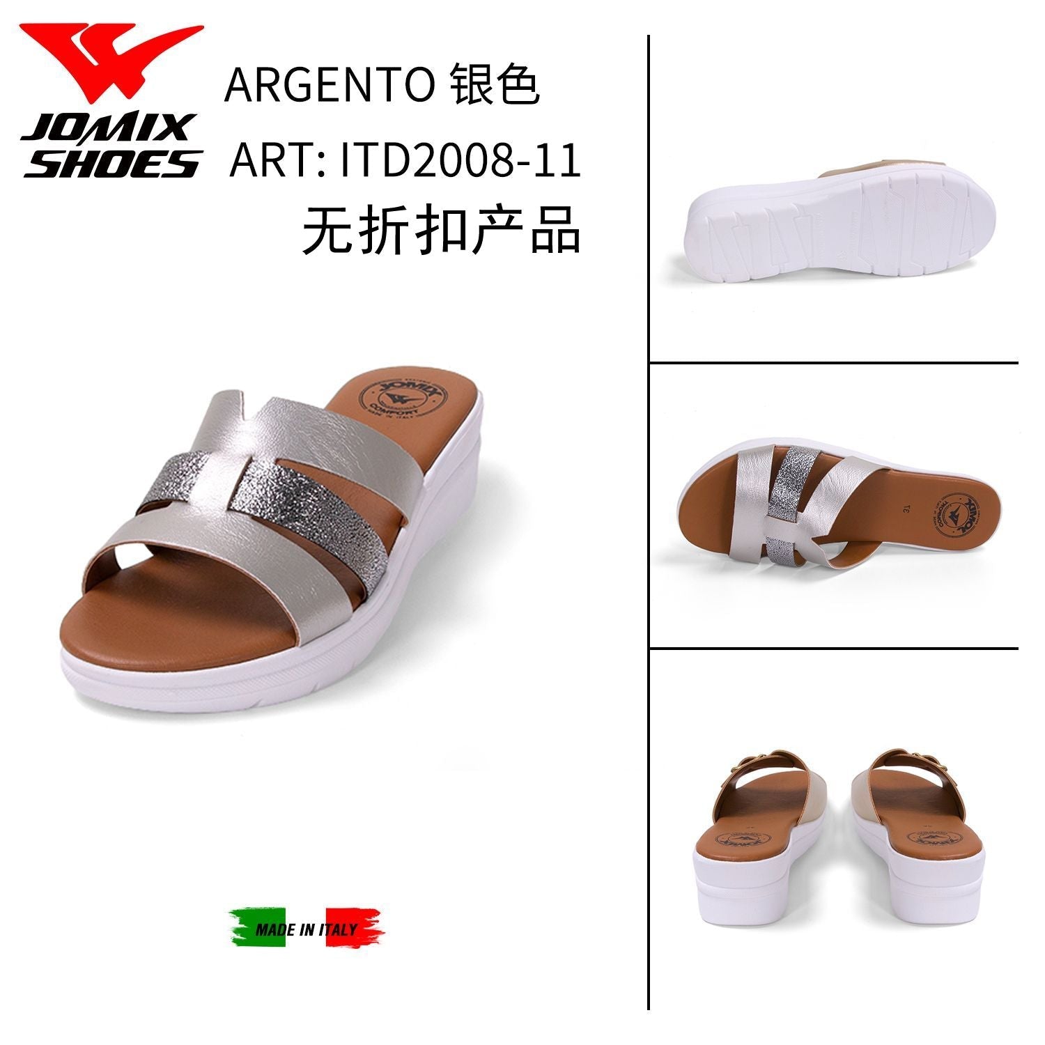 Sandali Da Donna Made In Italy ITD2008 - 11 - Fornitura all'ingrosso di Sandali Donna da Jomix Shoes B2B
