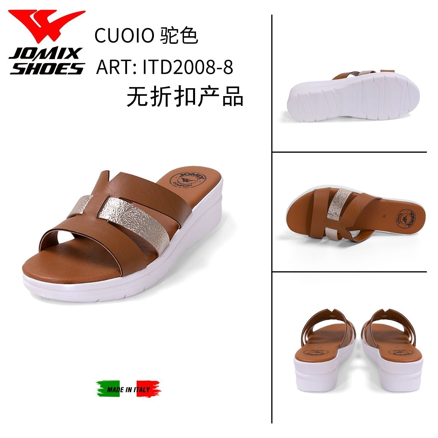 Sandali Da Donna Made In Italy ITD2008 - 8 - Fornitura all'ingrosso di Sandali Donna da Jomix Shoes B2B