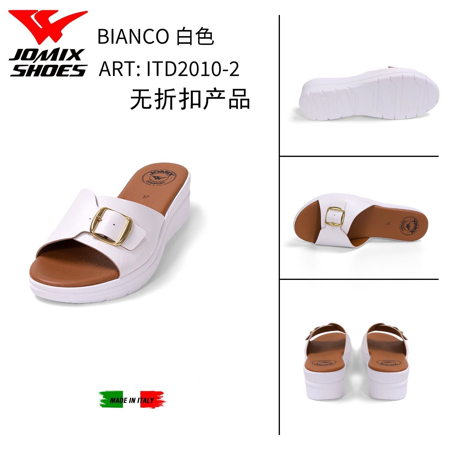 Sandali Da Donna Made In Italy ITD2010 - 2 - Fornitura all'ingrosso di Sandali Donna da Jomix Shoes B2B