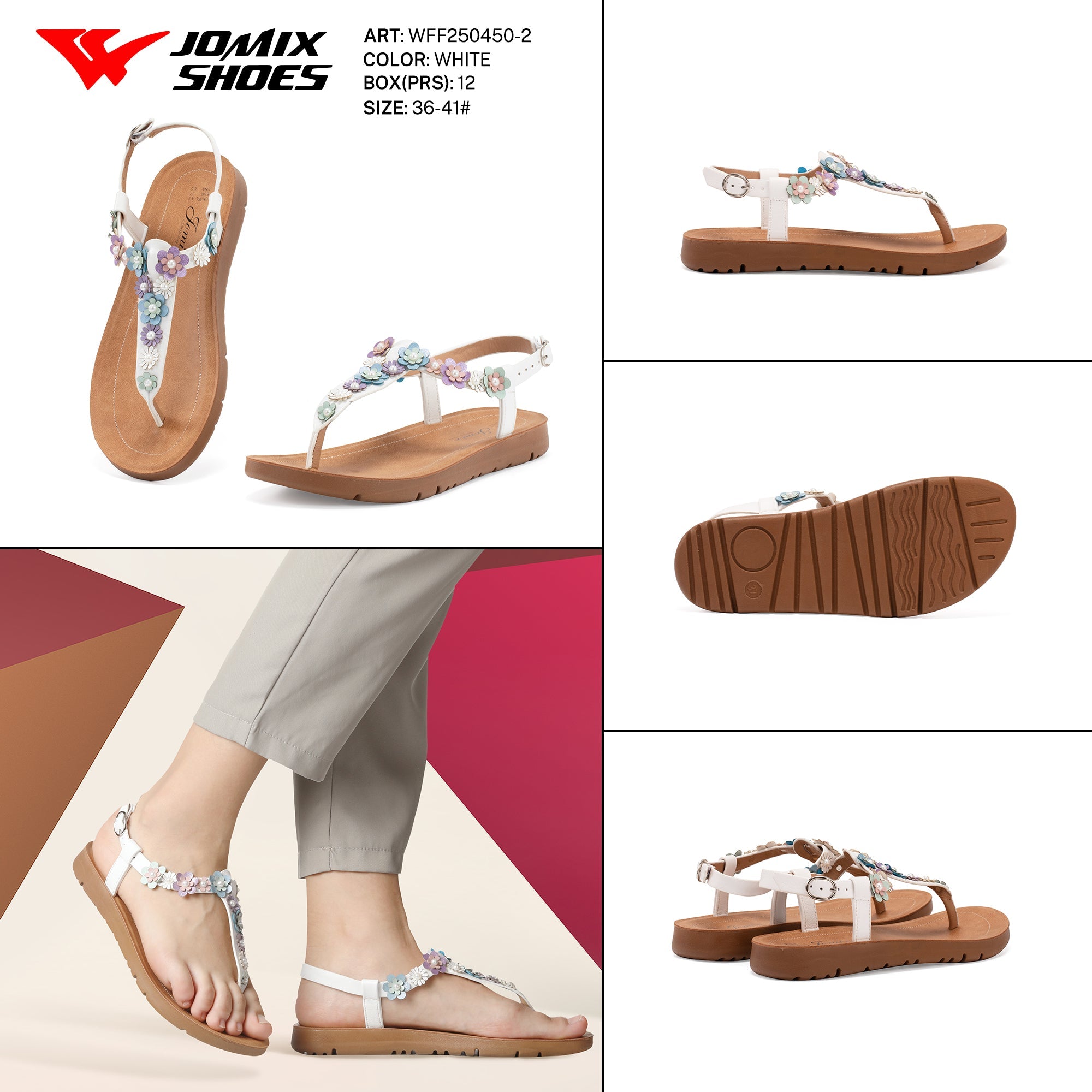 Sand.Infradito Tacco Basso Wff250450 - 2 - Fornitura all'ingrosso di Sandali Uomo da Jomix Shoes B2B