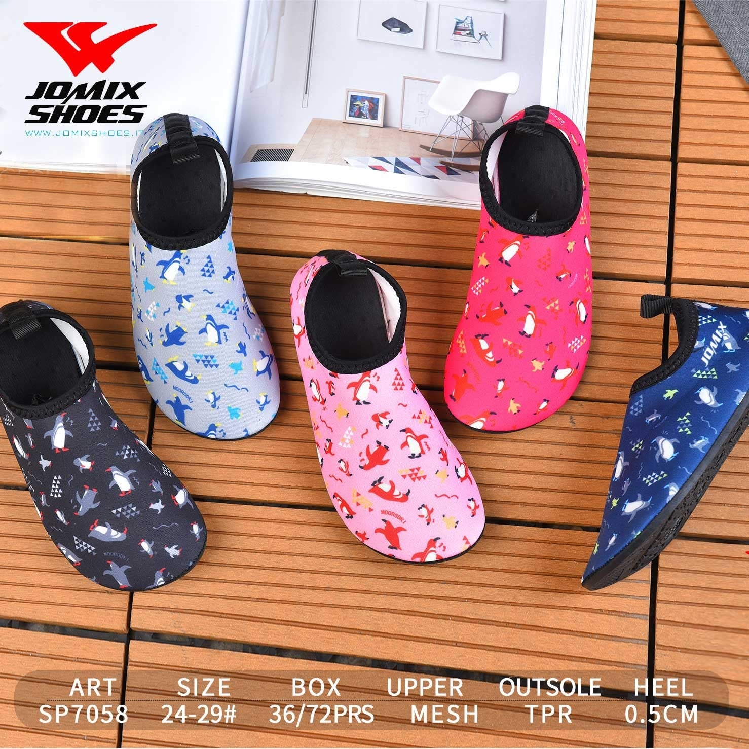 Scarpe da immersione per bambini Jomix Shoes SP7058 - Fornitura all'ingrosso di Scarpe Bambini da Jomix Shoes B2B