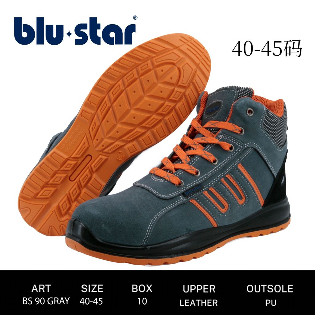 Scarpe da Lavoro BS90 GRIGIO - ARANCIO MISTO - Fornitura all'ingrosso di Scarpe Uomo da Jomix Shoes B2B