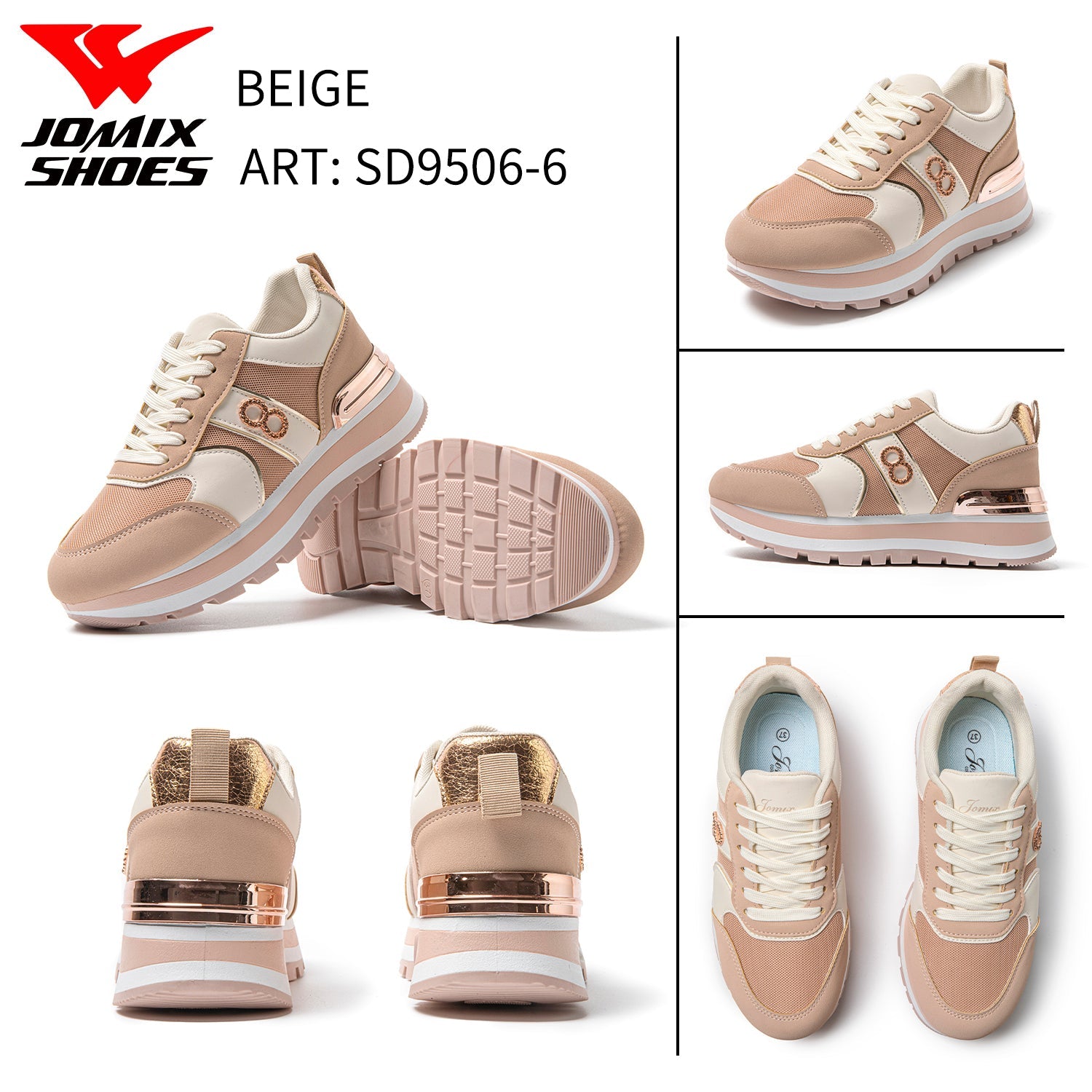 Sneakers Da Donna Jomix Shoes SD9506 - 6 - Fornitura all'ingrosso di Sneakers Donna da Jomix Shoes B2B