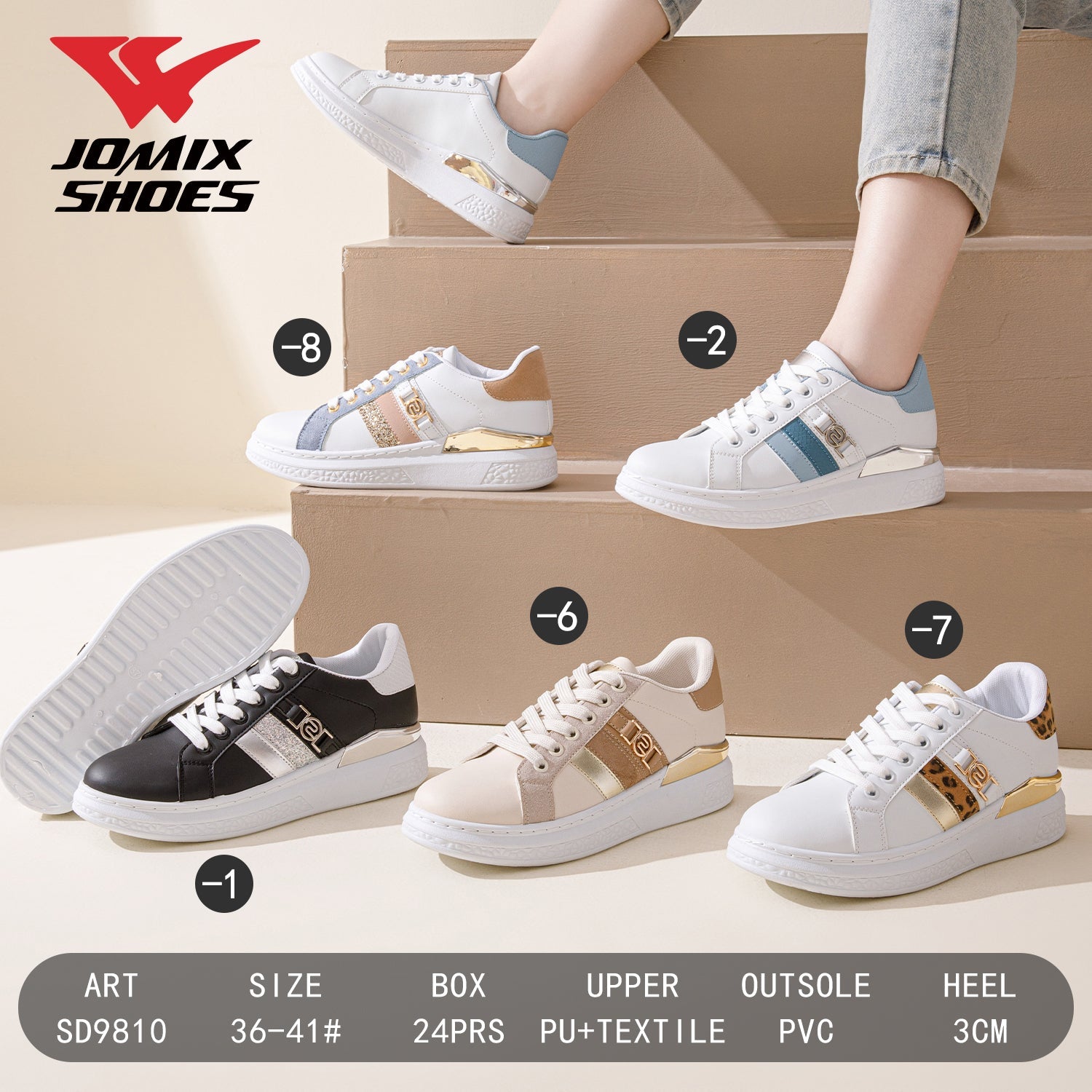 Sneakers Da Donna Jomix Shoes Sd9810 - 1 - Fornitura all'ingrosso di Sneakers Donna da Jomix Shoes B2B