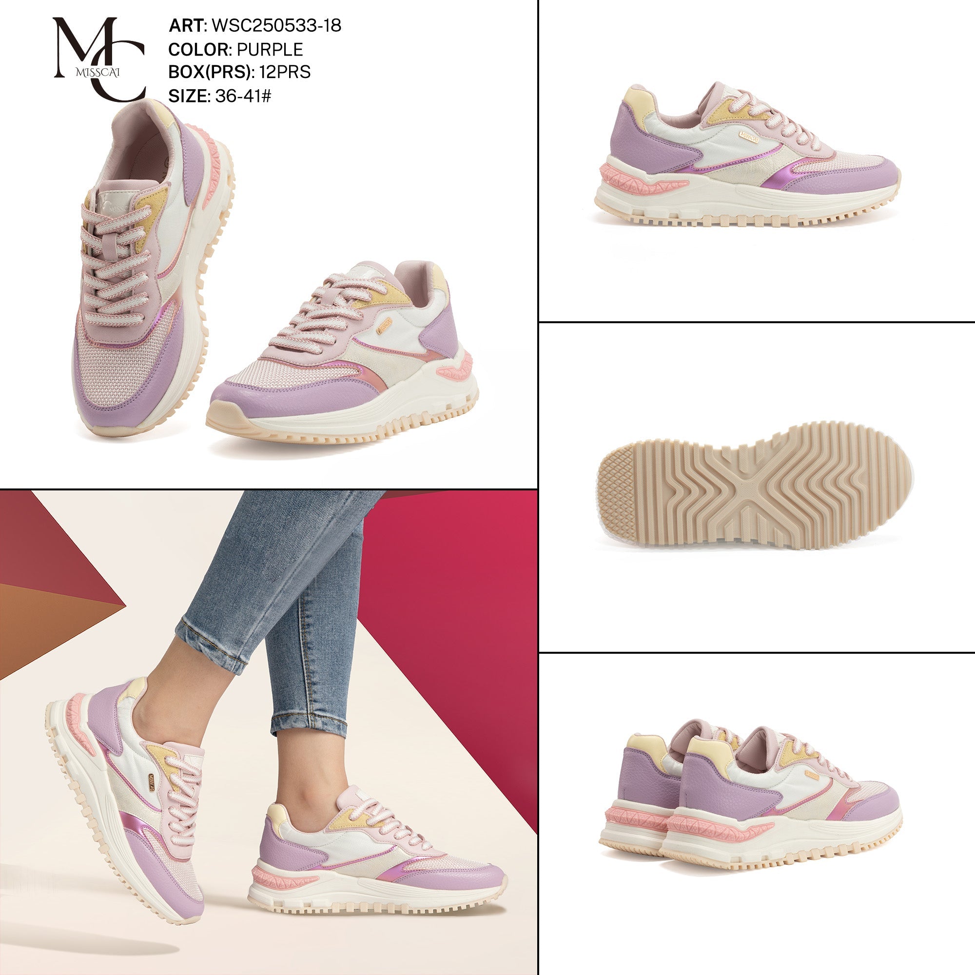 Sneakers Da Donna Wsc250533 - 18 - Fornitura all'ingrosso di Scarpe Donna da Jomix Shoes B2B