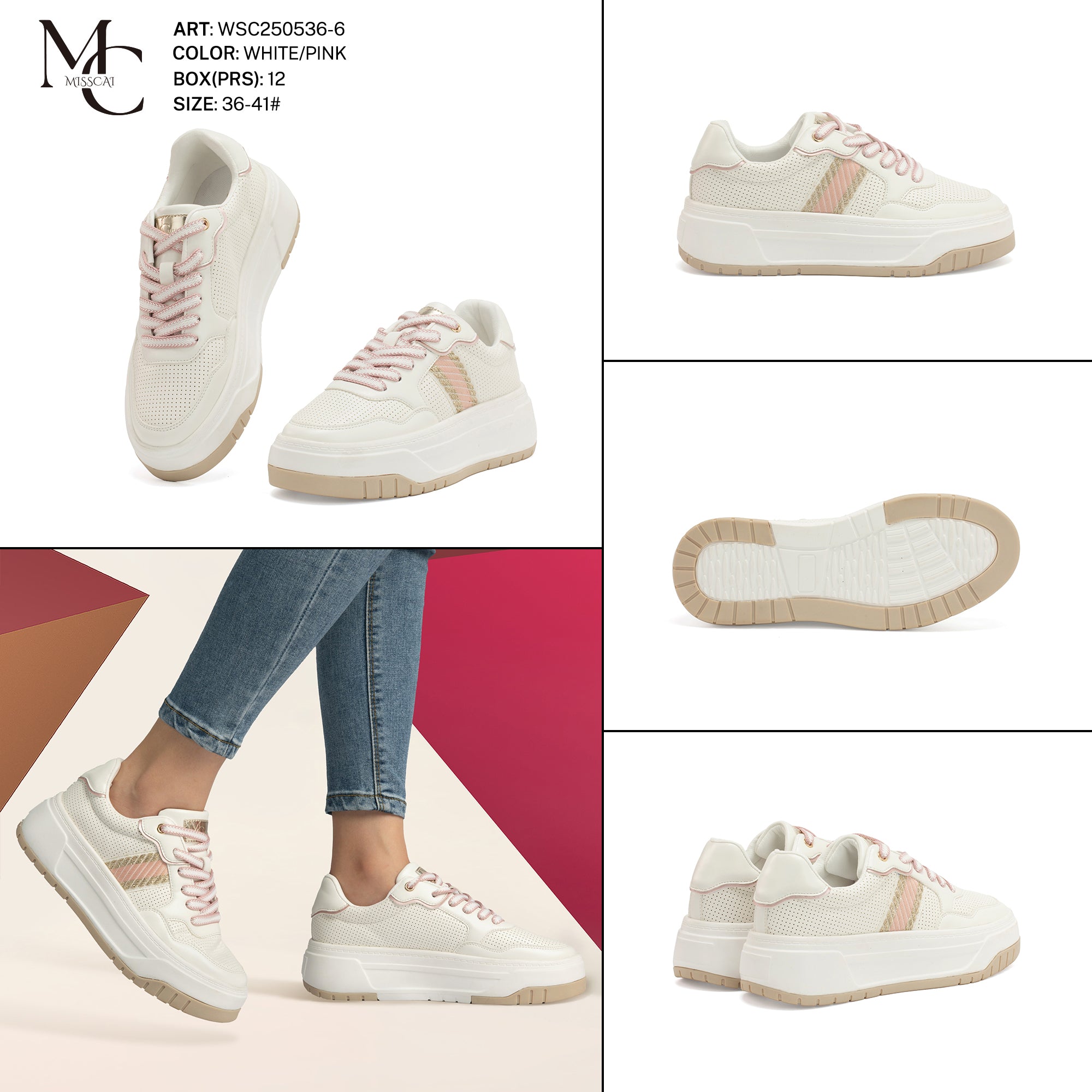 Sneakers Da Donna Wsc250536 - 6 - Fornitura all'ingrosso di Infradito Donna da Jomix Shoes B2B
