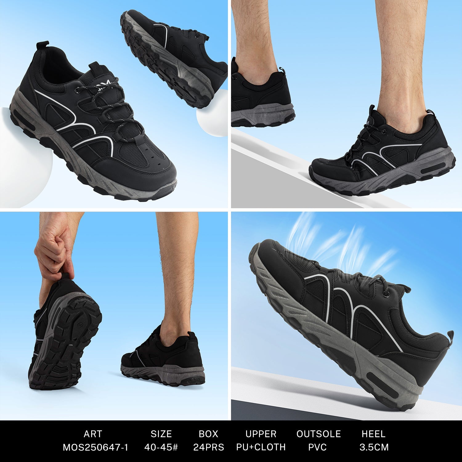 Sneakers Man Mos250647 - 1 - Fornitura all'ingrosso di Sneakers Uomo da Jomix Shoes B2B